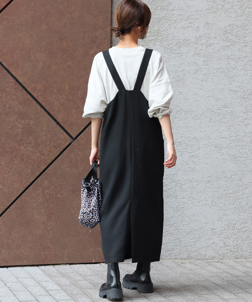 JOURNAL STANDARD relume（ジャーナルスタンダード　レリューム）の「《追加》ヘリンボンジャンパースカート（ワンピース・レディース・グレー/ブラック・38/36）」の9枚目の写真