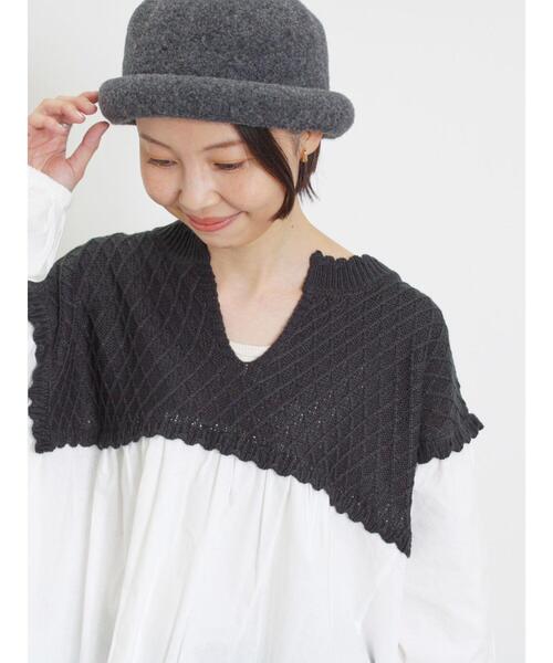 Samansa Mos2（サマンサ モスモス）の「ニットドッキングチュニック