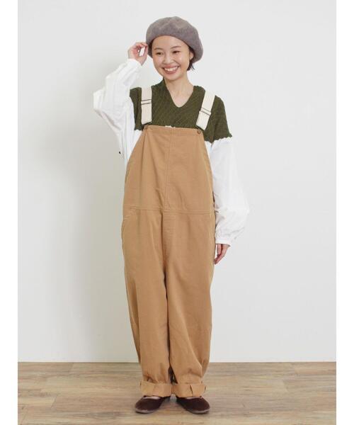 Samansa Mos2（サマンサ モスモス）の「ニットドッキングチュニック（チュニック・レディース・チャコールグレー/カーキ/マスタード/キナリ・F）」の7枚目の写真