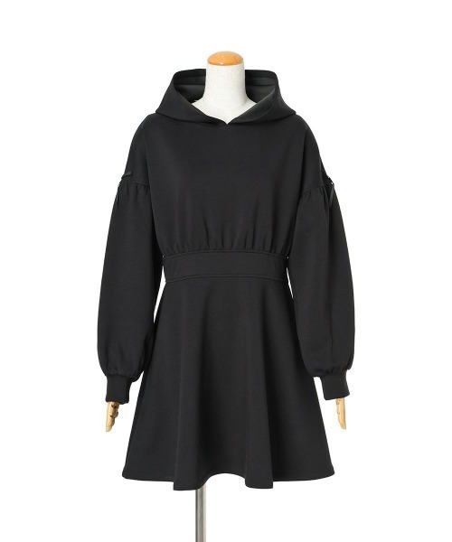 F i.n.t（フィント）の「ショルダーリボンダンボールフーディワンピース/fint（ワンピース・レディース・ライトグレー/ライトピンク/ブラック・FREE）」の19枚目の写真