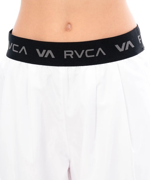 RVCA（ルーカ）の「RVCA レディース VA JACQUARD BAND EAS ロングパンツ/ルーカウエストロゴイージーパンツ（その他パンツ・レディース・ブラック/ホワイト・SMALL/MEDIUM）」の4枚目の写真