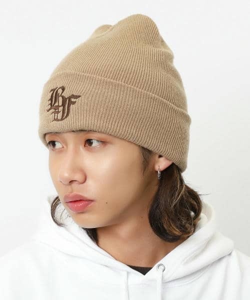 BACK TO THE FIELD（バック トゥー ザ フィールド）の「【BTTF】オールドイングリッシュ刺しゅうビーニー（ニットキャップ/ビーニー・レディース・ブラック/ホワイト/ベージュ・FREE）」の14枚目の写真