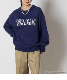 Right-on（ライトオン）の「カレッジロゴニット（ニット/セーター