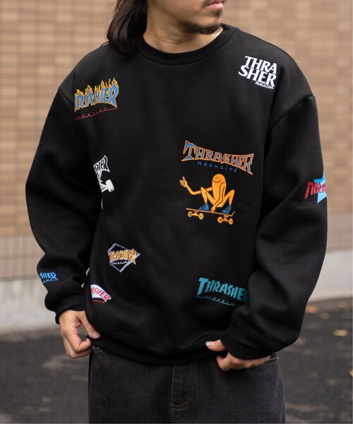 【セール】THRASHER スラッシャー 総柄スウェット（スウェット）｜THRASHER（スラッシャー）