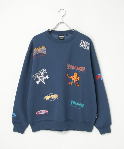 【セール】THRASHER スラッシャー 総柄スウェット（スウェット）｜THRASHER（スラッシャー）