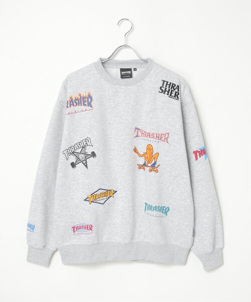 【セール】THRASHER スラッシャー 総柄スウェット（スウェット）｜THRASHER（スラッシャー）