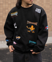 THRASHER スラッシャー 総柄スウェット
