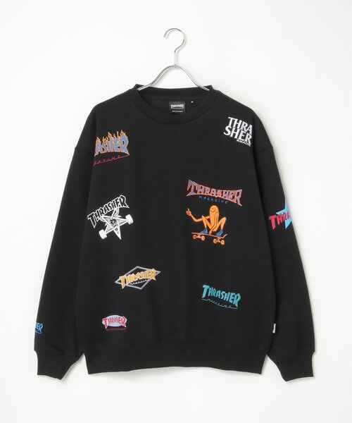【セール】THRASHER スラッシャー 総柄スウェット（スウェット）｜THRASHER（スラッシャー）