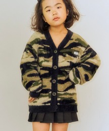 10C REPIPI（ジューシーレピピ）の「【10C REPIPI】カモフラシャギーニットカーディガン（カーディガン/ボレロ・キッズ）」