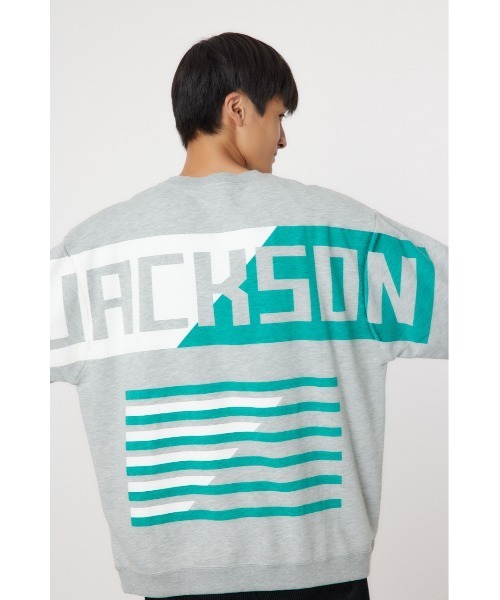 RODEO CROWNS WIDE BOWL(ロデオクラウンズワイドボウル)の「JACKSON スウェット(スウェット・メンズ・杢グレー/ターコイズブルー/オフホワイト・MEDIUM/LARGE)」の16枚目の写真