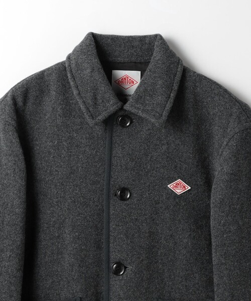 DANTON（ダントン）の「＜DANTON＞ウール ライトパイル カバーオール ジャケット（カバーオール・メンズ・ネイビー/グレー・40/42）」の4枚目の写真