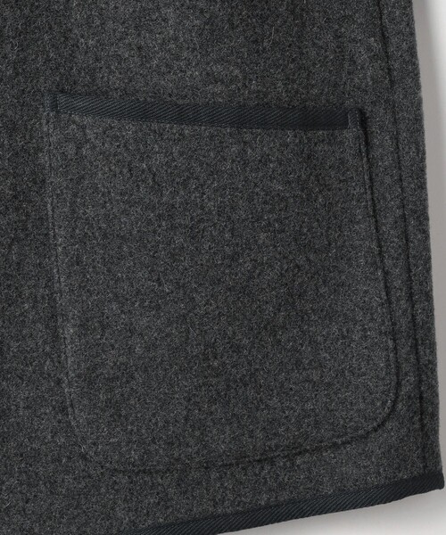 DANTON（ダントン）の「＜DANTON＞ウール ライトパイル カバーオール ジャケット（カバーオール・メンズ・ネイビー/グレー・40/42）」の6枚目の写真