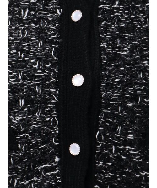 MERCURYDUO（マーキュリーデュオ）の「ノーカラーツイードニットカーディガン（カーディガン/ボレロ・レディース・ネイビー/ブラック/オフホワイト・FREE）」の22枚目の写真