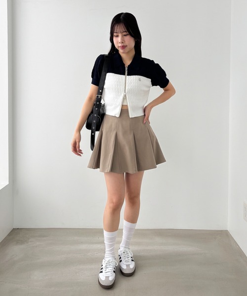 HERMES 25AW 海外限定 レディース ミニスカート 綿 グレー LINE_ALBUM_230301_4_8cb1982d-