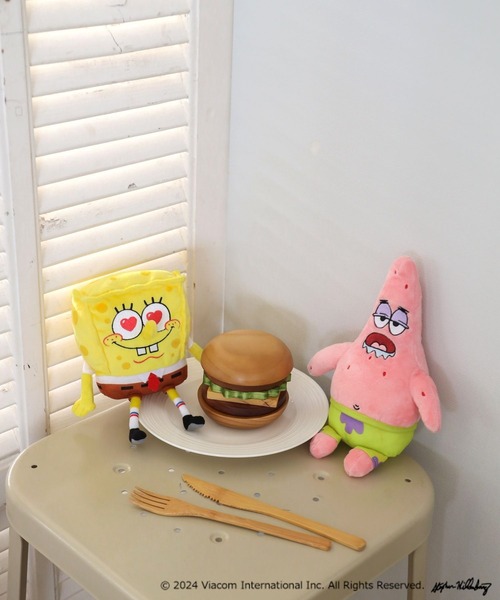 スポンジボブ SpongeBob(スポンジ・ボブ)×BAYFLOW】ヌイグルミ（インテリア雑貨