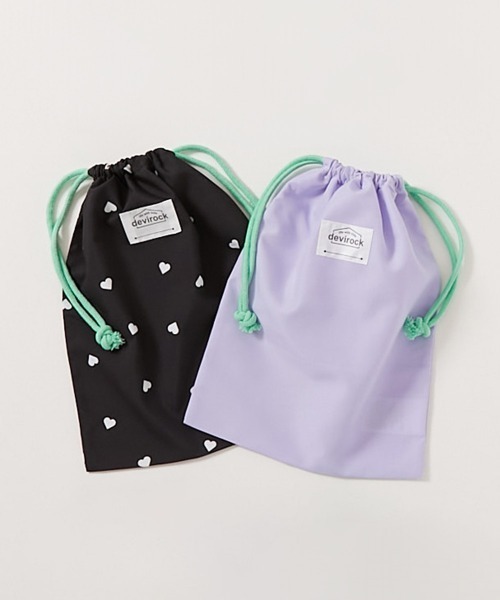 devirock(デビロック)の「2枚セット 速乾 シワになりにくい バケット型巾着 中サイズ(ポーチ・キッズ・パープル系/ベージュ系/ブルー系/ブルー系その他/グリーン系その他/パープル系その他/ブラウン系その他/ブルー系その他2・ONE SIZE)」の7枚目の写真