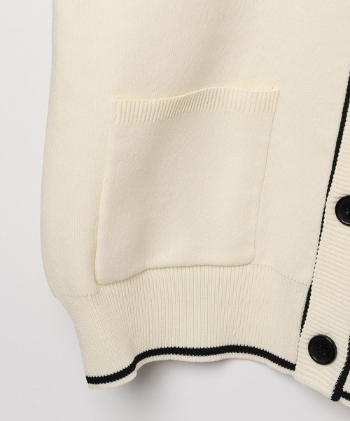 GLOBAL WORK（グローバルワーク）の「リッチライトニットVカーデ/286124（カーディガン/ボレロ・キッズ・ナチュラル/ブラック・130cm/140cm/150cm/160cm/170cm）」の8枚目の写真