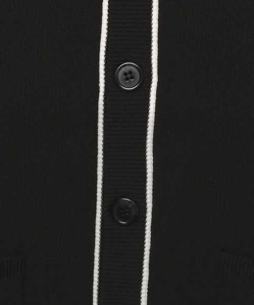 GLOBAL WORK（グローバルワーク）の「リッチライトニットVカーデ/286124（カーディガン/ボレロ・キッズ・ナチュラル/ブラック・130cm/140cm/150cm/160cm/170cm）」の3枚目の写真
