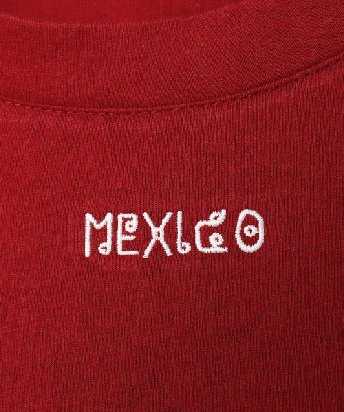 チャイハネ(チャイハネ)の「【チャイハネ】オドールメンズTシャツ(Tシャツ/カットソー・メンズ・ベージュ/レッド/ダークベージュ・M/L)」の6枚目の写真