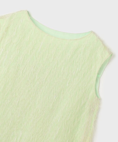 Diagram（ダイアグラム）の「フリンジギャザートップ（Tシャツ/カットソー・レディース・キナリ/グリーン/ブラック・36/38）」の14枚目の写真