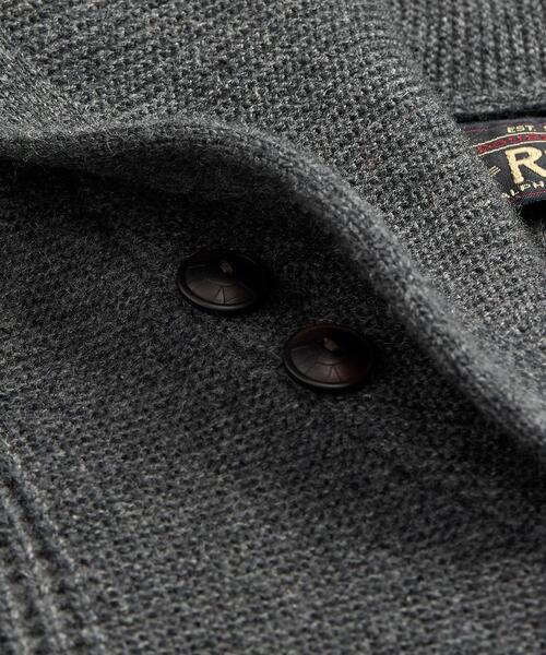 ワッフルニット カシミヤ ショール カーディガン（カーディガン/ボレロ