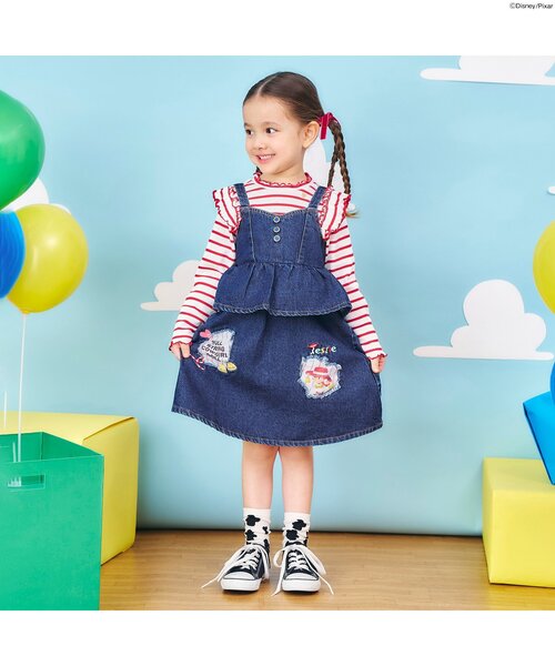 セール】ディズニーキャラクター/デニムジャンスカ/トイ・ストーリー