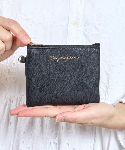 SUNNYSIDE サニーサイド：シンプルロゴポーチ ティッシュケース付き