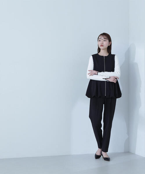 NATURAL BEAUTY BASIC(ナチュラルビューティーベーシック)の「◇総針ベーシックシリーズ ボートネックニット(ニット/セーター・レディース・グリーン系その他3/ホワイト系その他/ブラック系その他・FREE)」の18枚目の写真