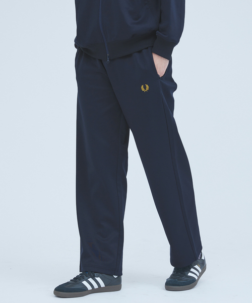 【希少】FRED PERRY フレッドペリー　トラックパンツ　ネイビー　美品 FRED PERRY フレッドペリー トラックパンツ サイドライン 90s 紺
