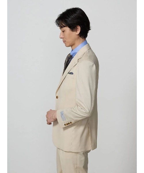 セール】【REDA】ヘリンボーン柄スーツ ベージュ（スーツセット