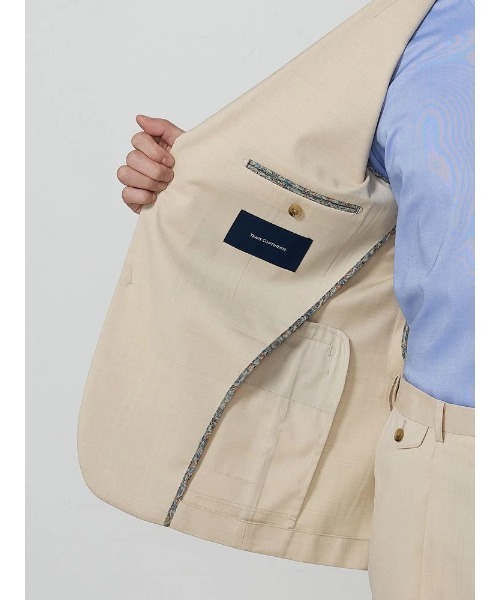 セール】【REDA】ヘリンボーン柄スーツ ベージュ（スーツセット