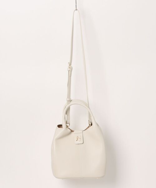 NICAL(ニカル)の「【本革】【NICAL】ラウンドバッグ/554183(ショルダーバッグ・レディース・アイボリー/ブラック/キャメル・FREE)」の21枚目の写真