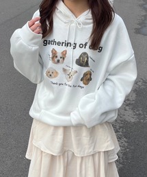 いぬ顔パーカー