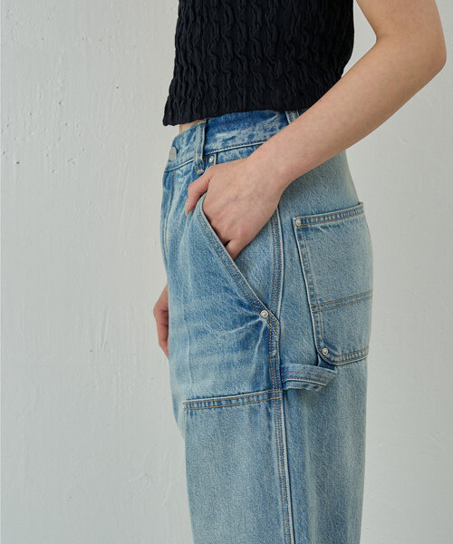 Minamiです　美品【PEAS】GALLARDA GALANTE デニム PEAS】スラッシュデニムパンツ | GALLARDAGALANTE(ガリャルダ
