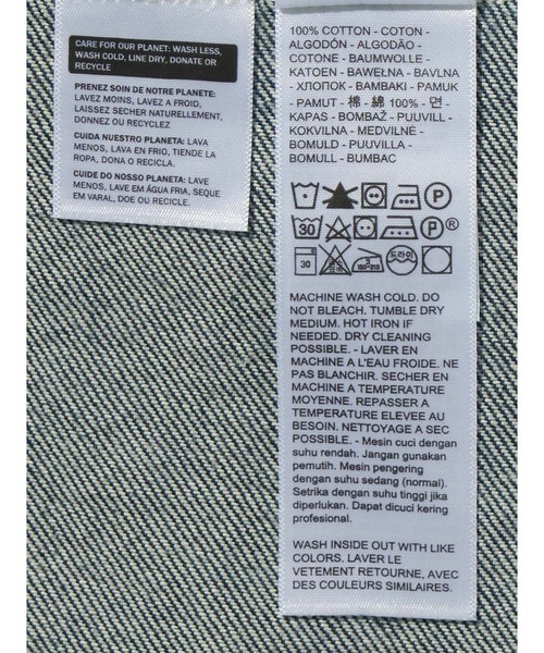 Levi's(リーバイス)の「Levi's/リーバイス ヴィンテージ プリーツ トラッカージャケット ミディアムインディゴ(デニムジャケット・メンズ・インディゴブルー・S/M/L/XL)」の8枚目の写真