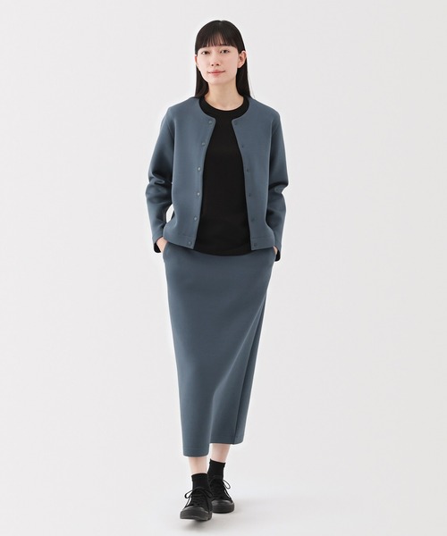 無印良品（ムジルシリョウヒン）の「婦人　二重編みスウェットカーディガン（カーディガン/ボレロ・レディース・ブラック/ブラウン系/アイボリー/ブルー系・XL/L/M/S）」の7枚目の写真