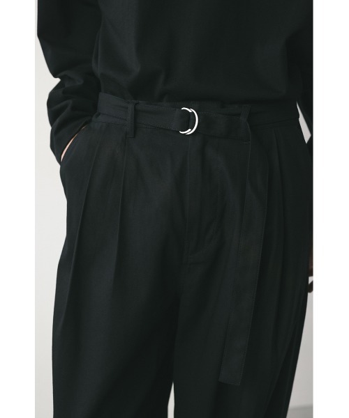 STYLEMIXER（スタイルミキサー）の「フロントベルトタックイージーパンツ（その他パンツ・メンズ・ライトカーキ/ブラック・MEDIUM/LARGE）」の10枚目の写真