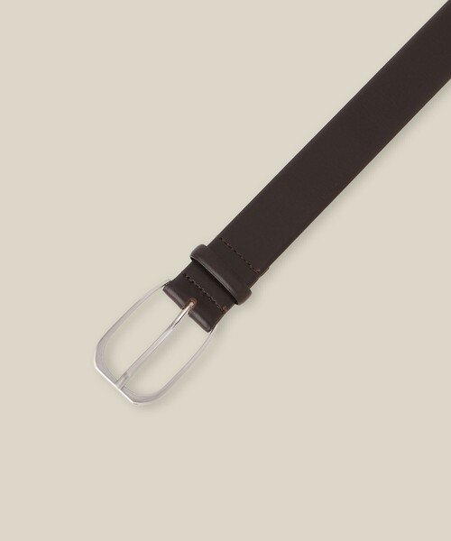 ROPE'(ロペ)の「シグネットバックルレザーワイドベルト(ベルト・レディース・ブラック/ダークブラウン・FREE)」の7枚目の写真