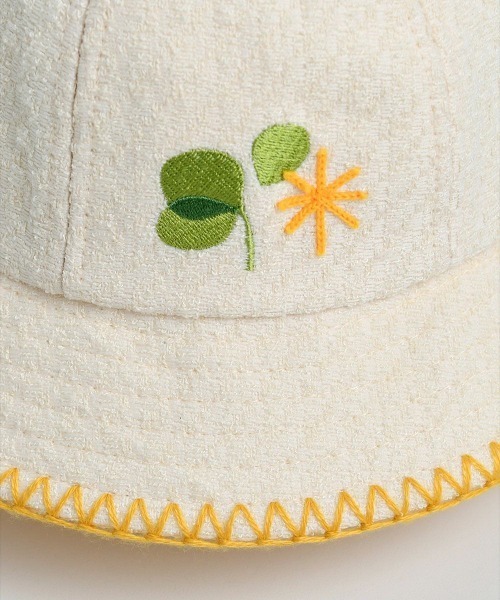 moimoln（モイモルン）の「スプラウトバケットハット（ハット・キッズ・クリーム・48cm/52cm/50cm）」の5枚目の写真