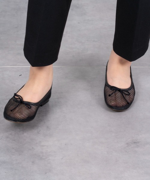 REMME（レメ）の「【REMME/レメ】メッシュフラットパンプス（パンプス・レディース・ブラック・38/36/37）」の6枚目の写真