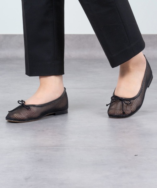 REMME（レメ）の「【REMME/レメ】メッシュフラットパンプス（パンプス・レディース・ブラック・38/36/37）」の7枚目の写真