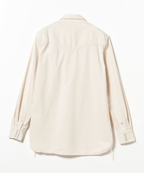 REMI RELIEF（レミレリーフ）の「【別注】REMI RELIEF / Denim Western shirt Classic Fit（シャツ/ブラウス・メンズ・オフホワイト・LARGE/SMALL/MEDIUM/X-LARGE）」の5枚目の写真