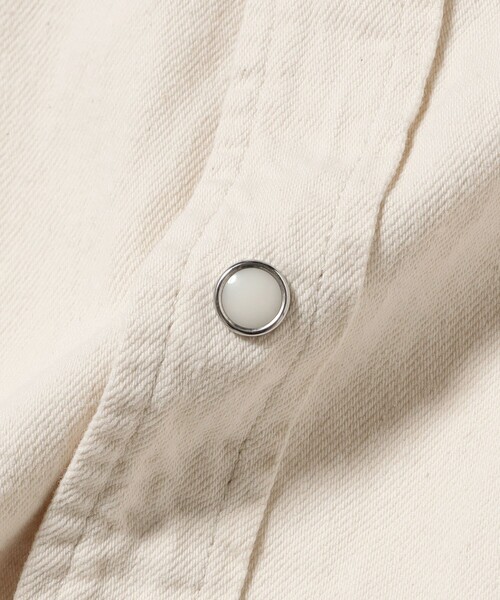 REMI RELIEF（レミレリーフ）の「【別注】REMI RELIEF / Denim Western shirt Classic Fit（シャツ/ブラウス・メンズ・オフホワイト・LARGE/SMALL/MEDIUM/X-LARGE）」の6枚目の写真