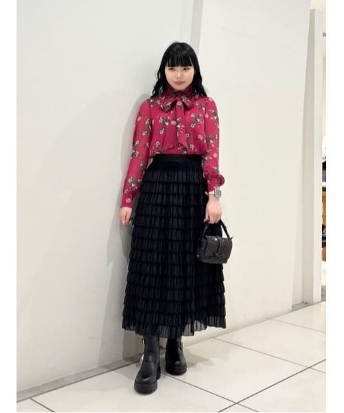 LOULOU WILLOUGHBY アーカイブフリルリボンブラウス allureville｜【LOULOU WILLOUGHBY】アーカイブフリルリボン