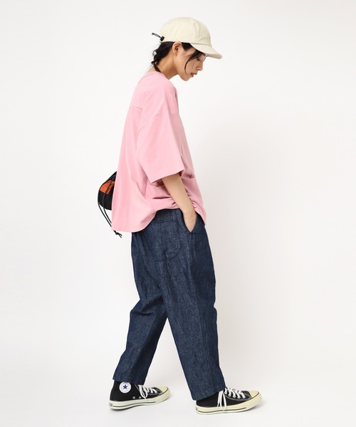 セール】R4296 綿麻デニムのPJ'Sクロップド（デニムパンツ