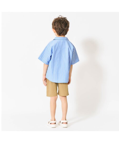 apres les cours（アプレレクール）の「【リンク】ストライプ・チェックシャツ（シャツ/ブラウス・キッズ・チェック/ストライプ・100/130/110/120/90/80）」の9枚目の写真