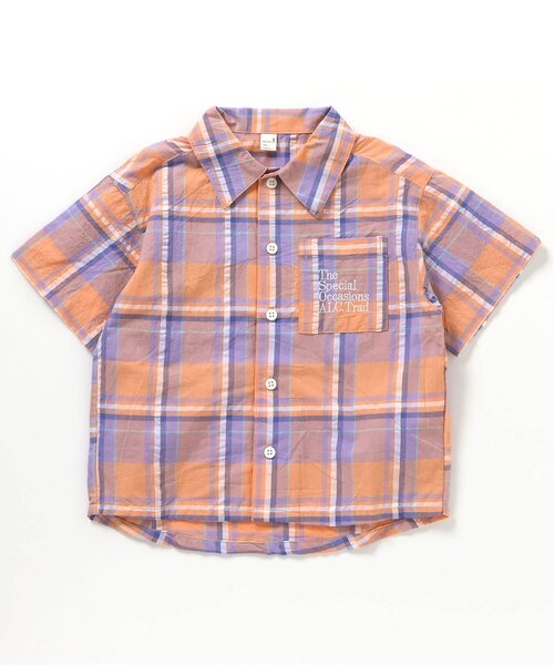 apres les cours（アプレレクール）の「【リンク】ストライプ・チェックシャツ（シャツ/ブラウス・キッズ・チェック/ストライプ・100/130/110/120/90/80）」の18枚目の写真