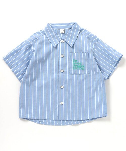 apres les cours（アプレレクール）の「【リンク】ストライプ・チェックシャツ（シャツ/ブラウス・キッズ・チェック/ストライプ・100/130/110/120/90/80）」の19枚目の写真