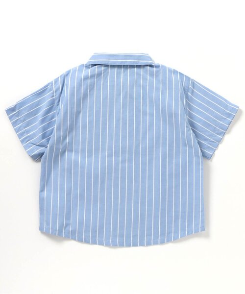 apres les cours（アプレレクール）の「【リンク】ストライプ・チェックシャツ（シャツ/ブラウス・キッズ・チェック/ストライプ・100/130/110/120/90/80）」の20枚目の写真