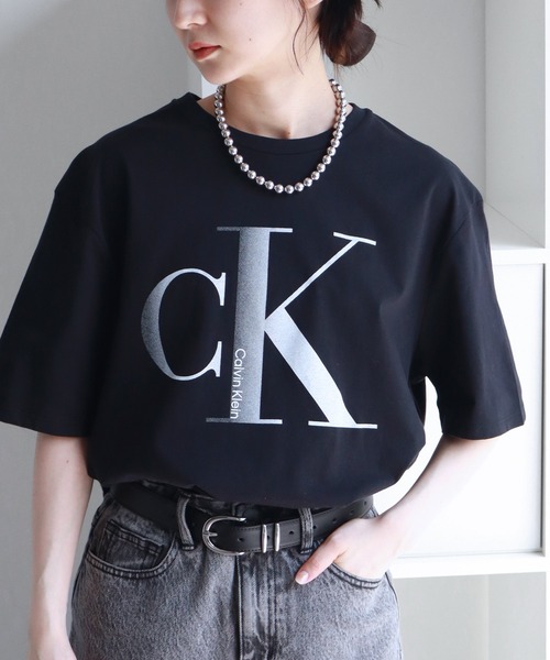 セール】【Calvin Klein/カルバンクライン】 CK ロゴ クルー